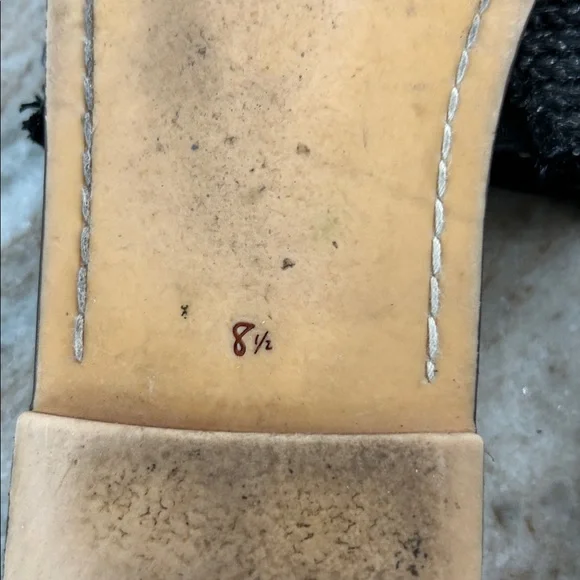 Sam Edelman Slides Sandals Black Rubber Sole size 8.5 - Picture 12 of 14